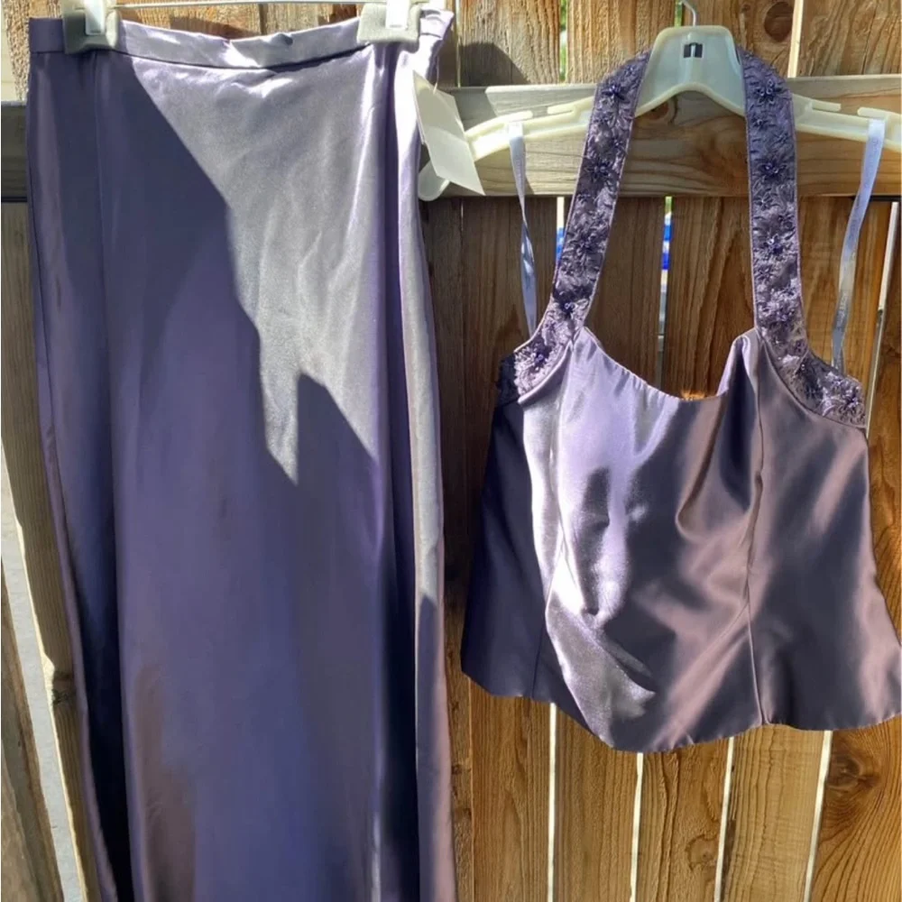 David's Bridal Lavender Gown NEW - Picture 4 of 6